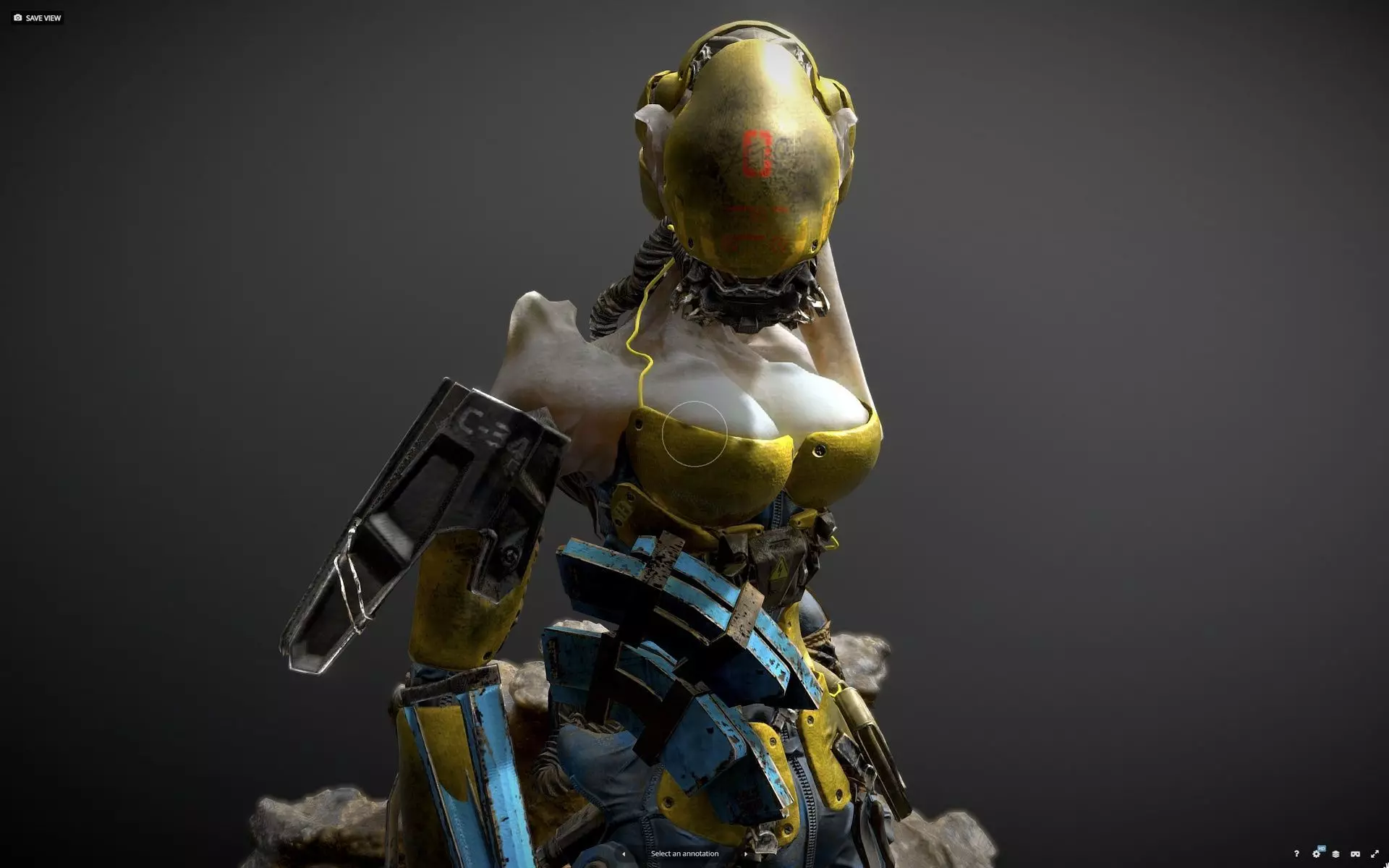 The Trade Low-poly 3D model_0