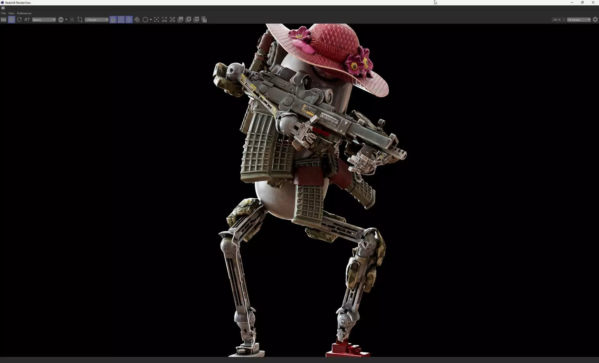 World War Robot Pumpkin Optimizer Low-poly 3D model_2