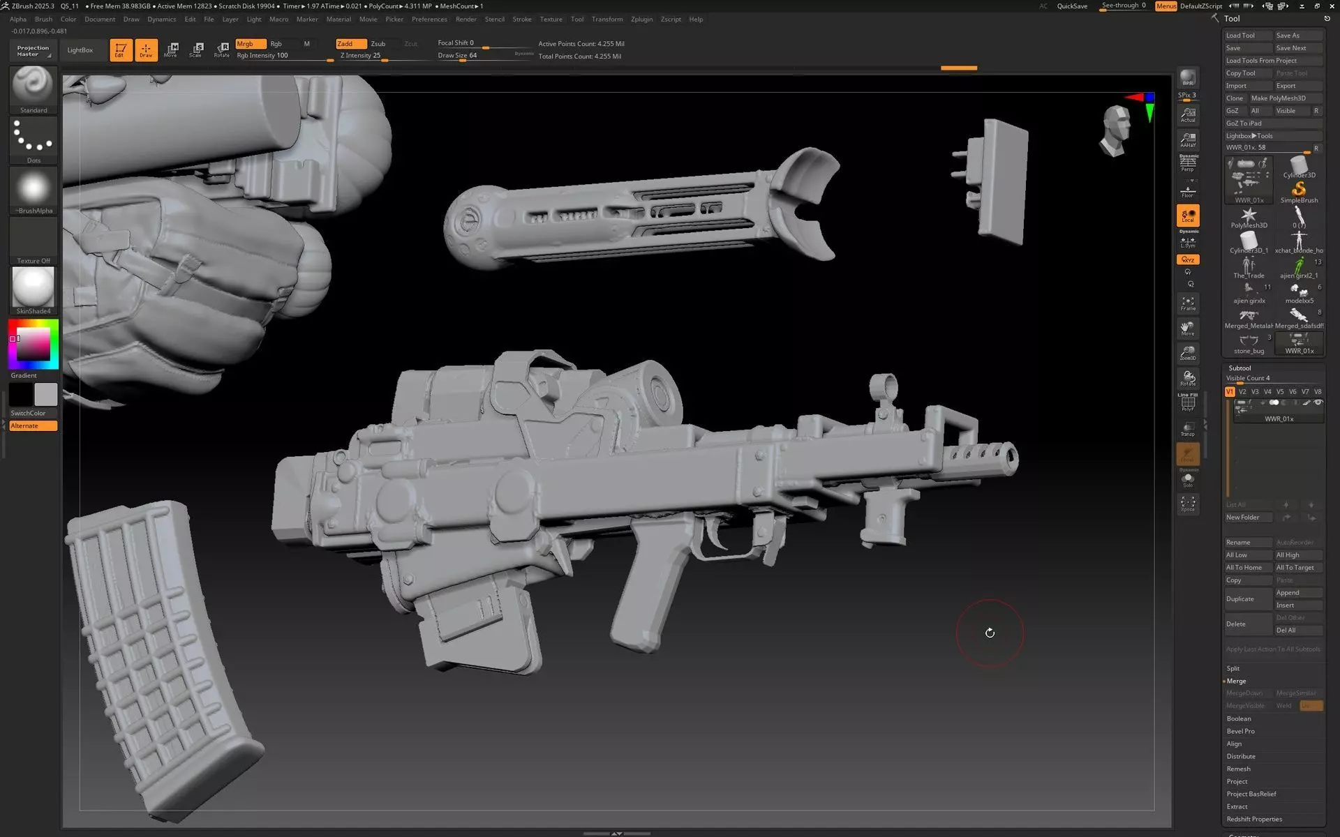 World War Robot Pumpkin Optimizer Low-poly 3D model_5