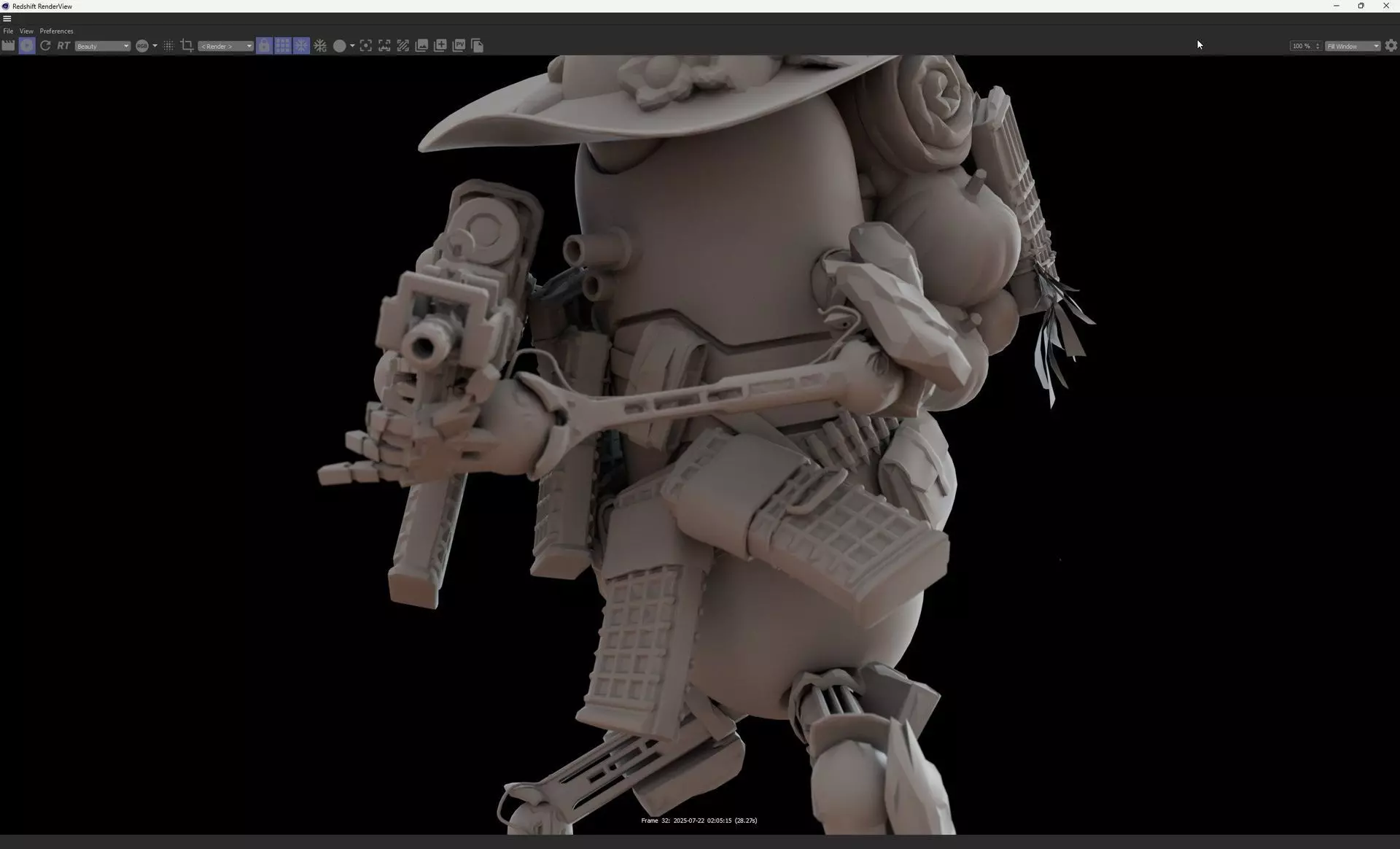 World War Robot Pumpkin Optimizer Low-poly 3D model_8