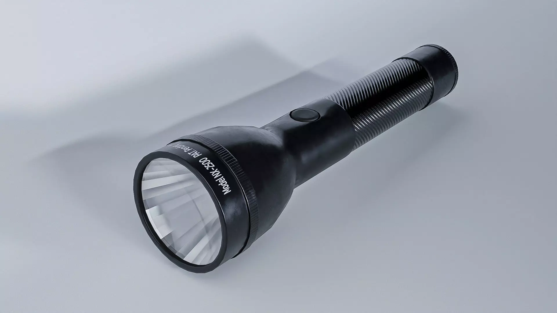 Flashlight Low-poly 3D model_2