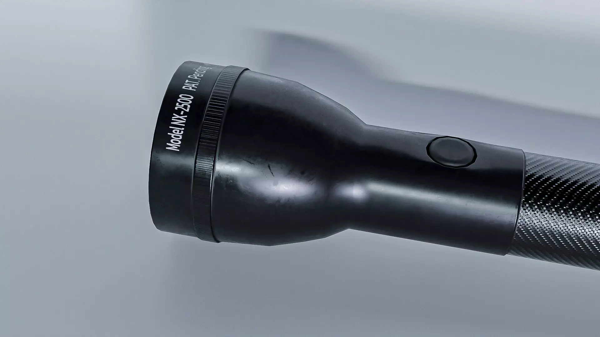 Flashlight Low-poly 3D model_4