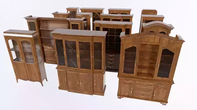 Glass Cabinets Collection - Pack