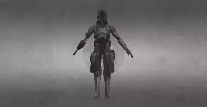 Echo Bad Batch Low-poly 3D model