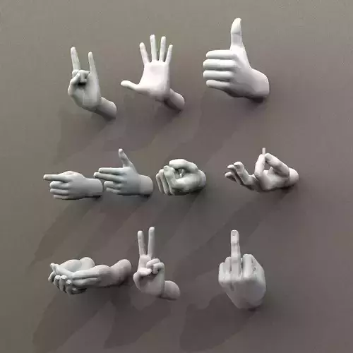 Hands Sculptures of 10
