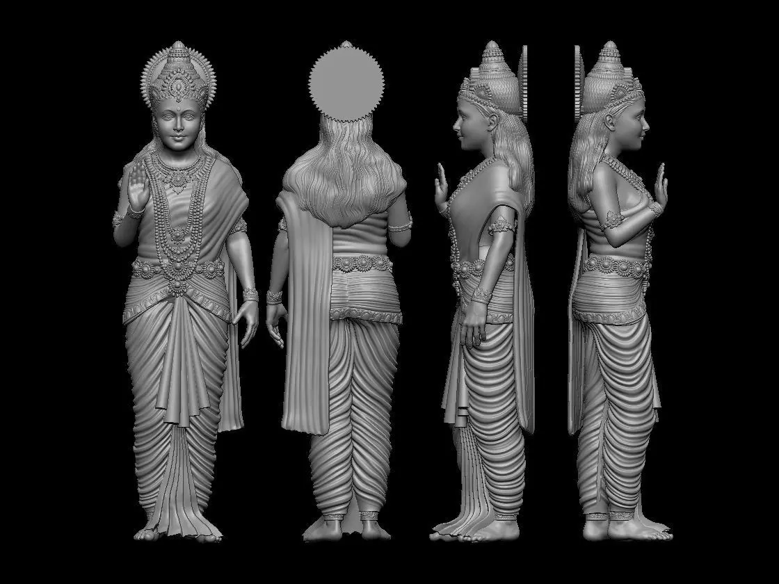 Sita Devi 3D print model_0