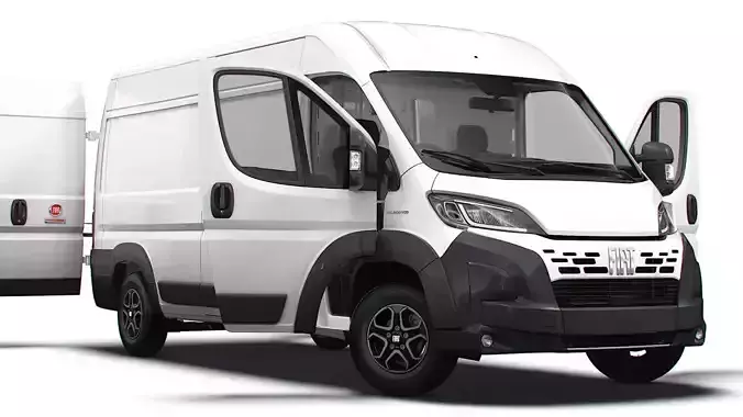 Fiat Ducato Van L3H2 HQInt 2026 UKspec 3D model