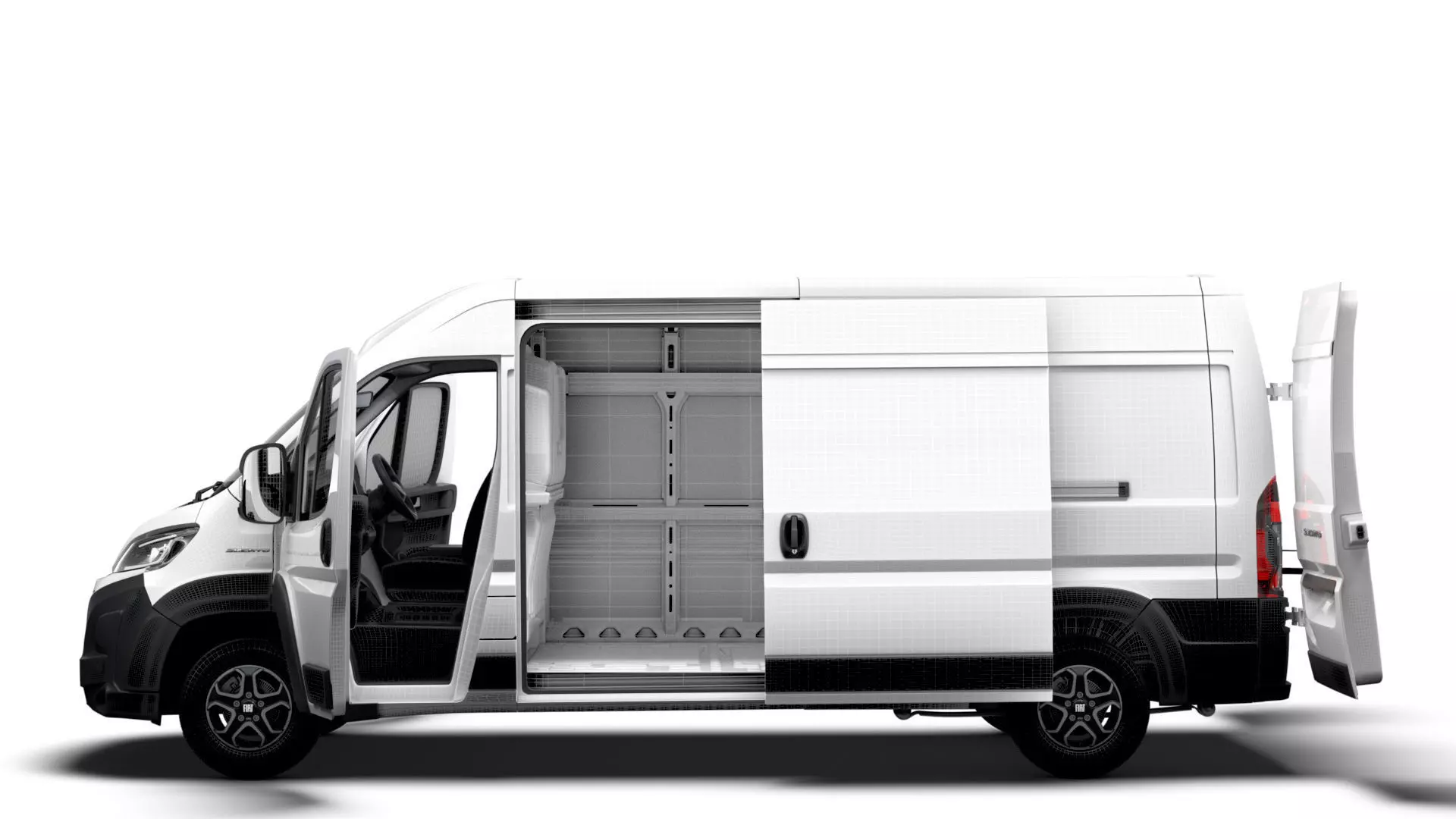 Fiat Ducato Van L3H2 HQInt 2026 UKspec 3D model_18