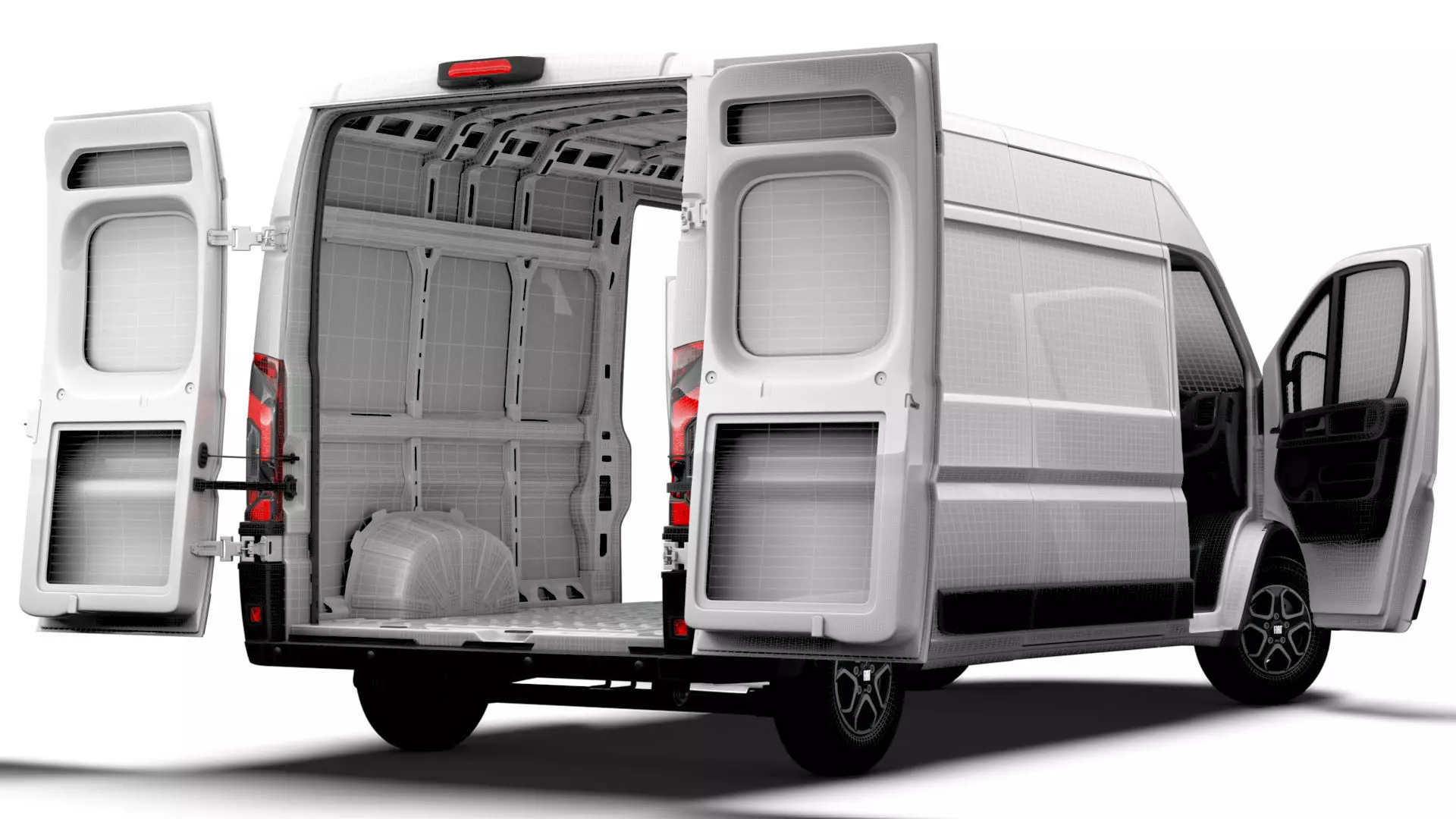 Fiat Ducato Van L3H2 HQInt 2026 UKspec 3D model_19