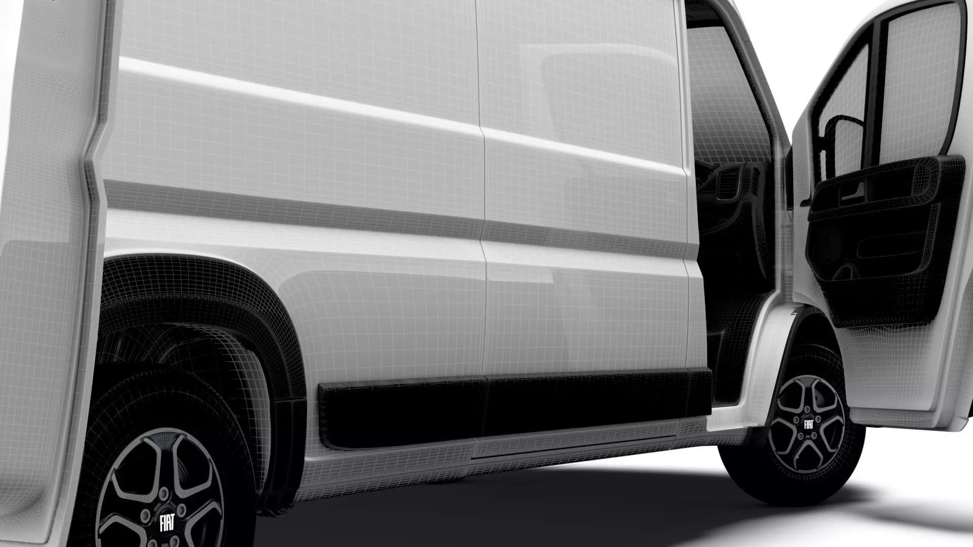 Fiat Ducato Van L3H2 HQInt 2026 UKspec 3D model_25