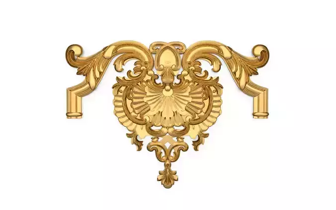 carved classic decorative ornament cnc 3d printing stl 38 3D model