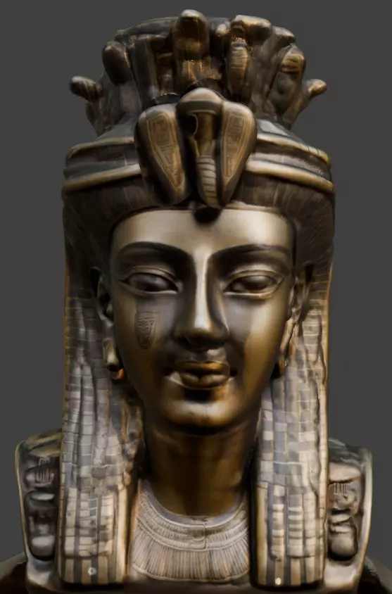 Ancient Egyptian Queen 3D Model Low-poly 3D model