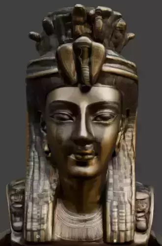 Ancient Egyptian Queen 3D Model Low-poly 3D model