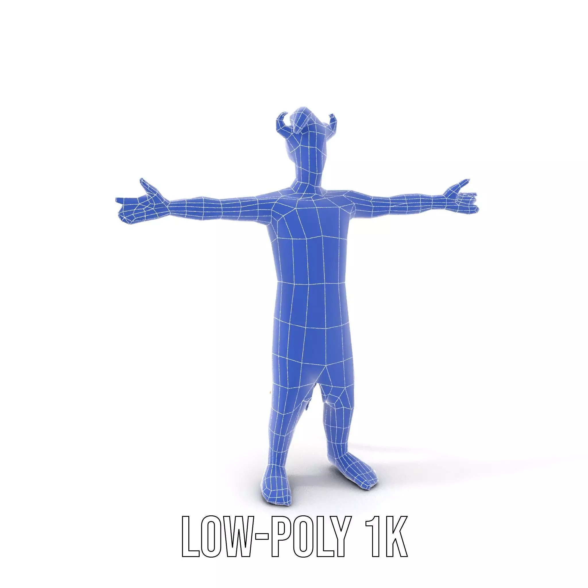 Colorful Horned Creature Model Pack Low-poly 3D model_19