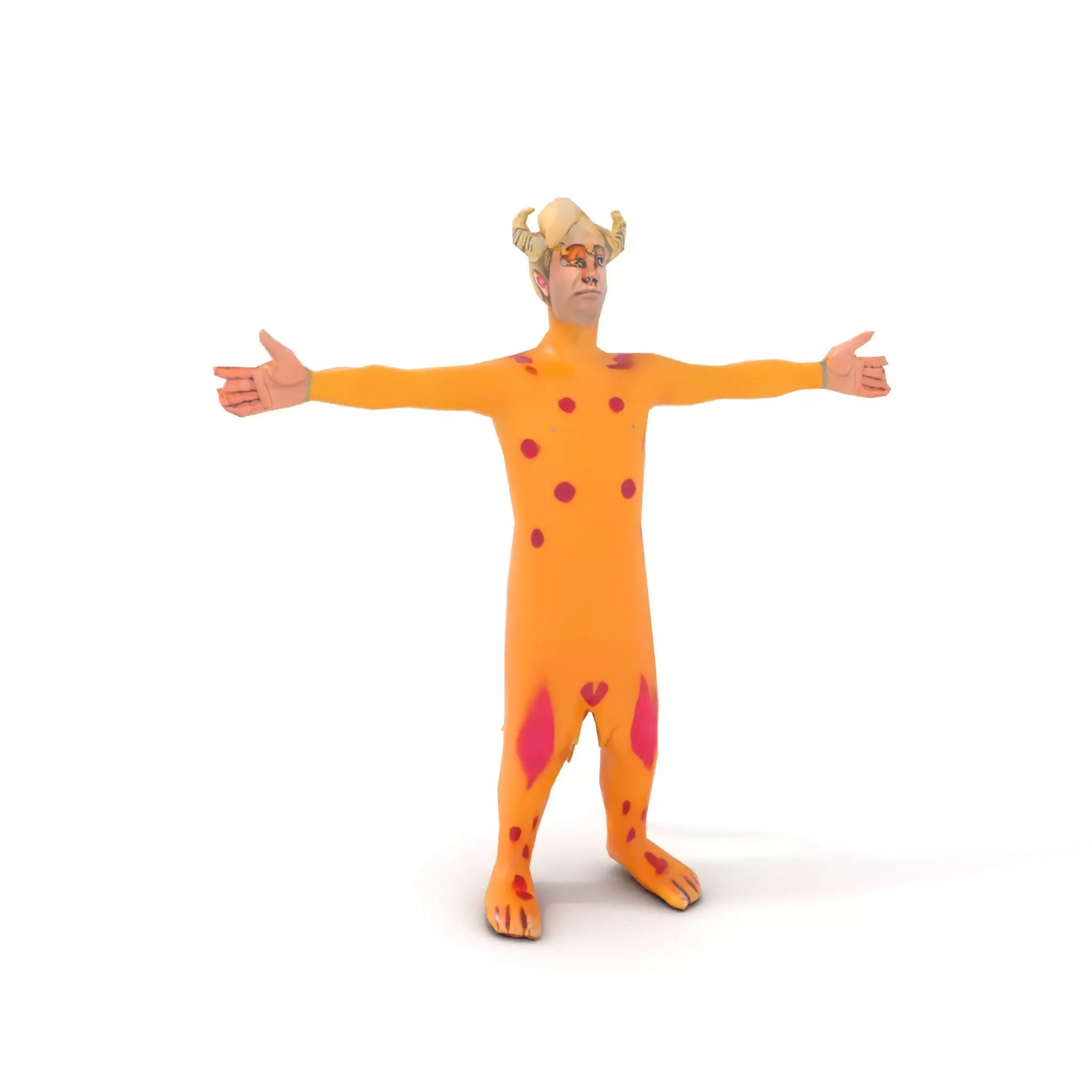 Colorful Horned Creature Model Pack Low-poly 3D model_9