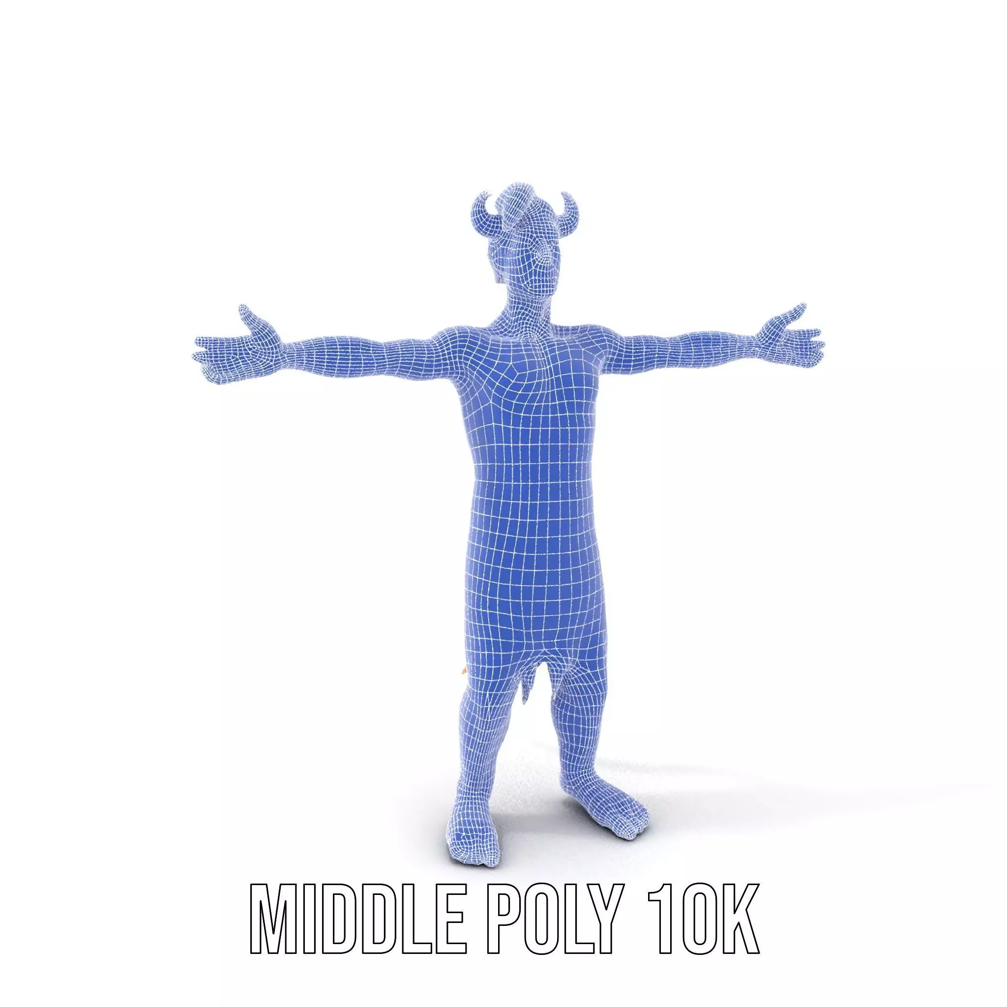 Colorful Horned Creature Model Pack Low-poly 3D model_21