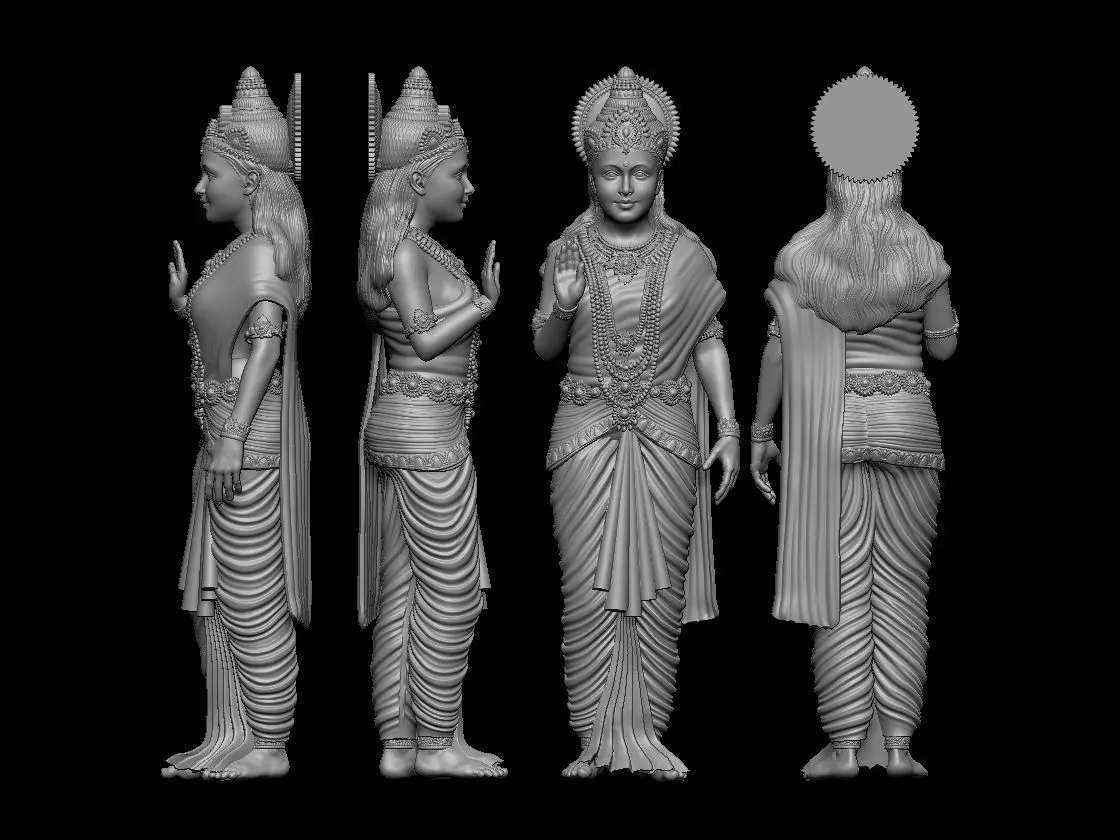 RAMA SITA DEVI 3D print model_2