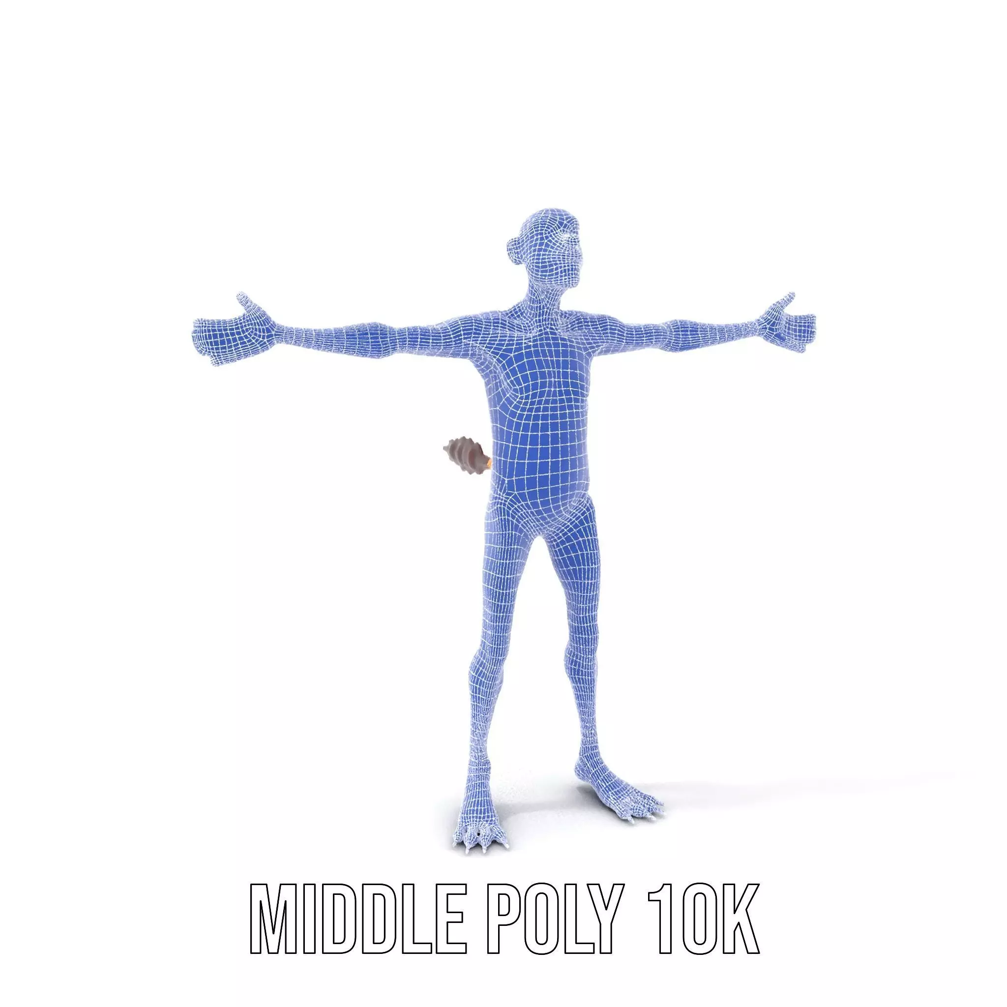 Cartoon Spotted Monkey Character Model Pack for Animation and... Low-poly 3D model_7