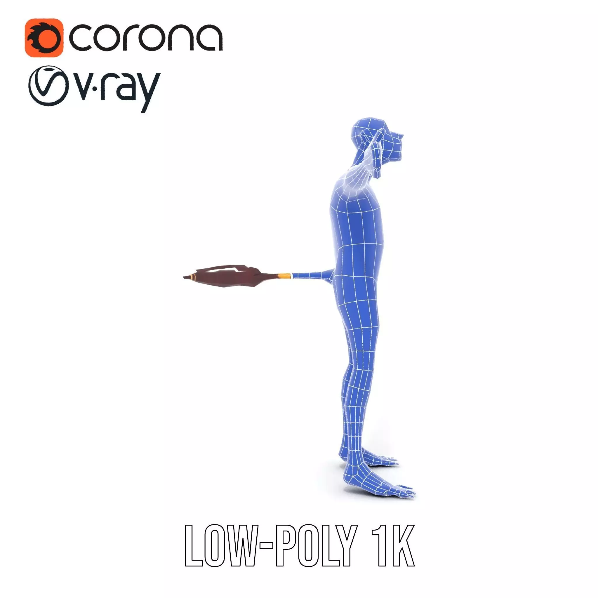 Cartoon Spotted Monkey Character Model Pack for Animation and... Low-poly 3D model_31