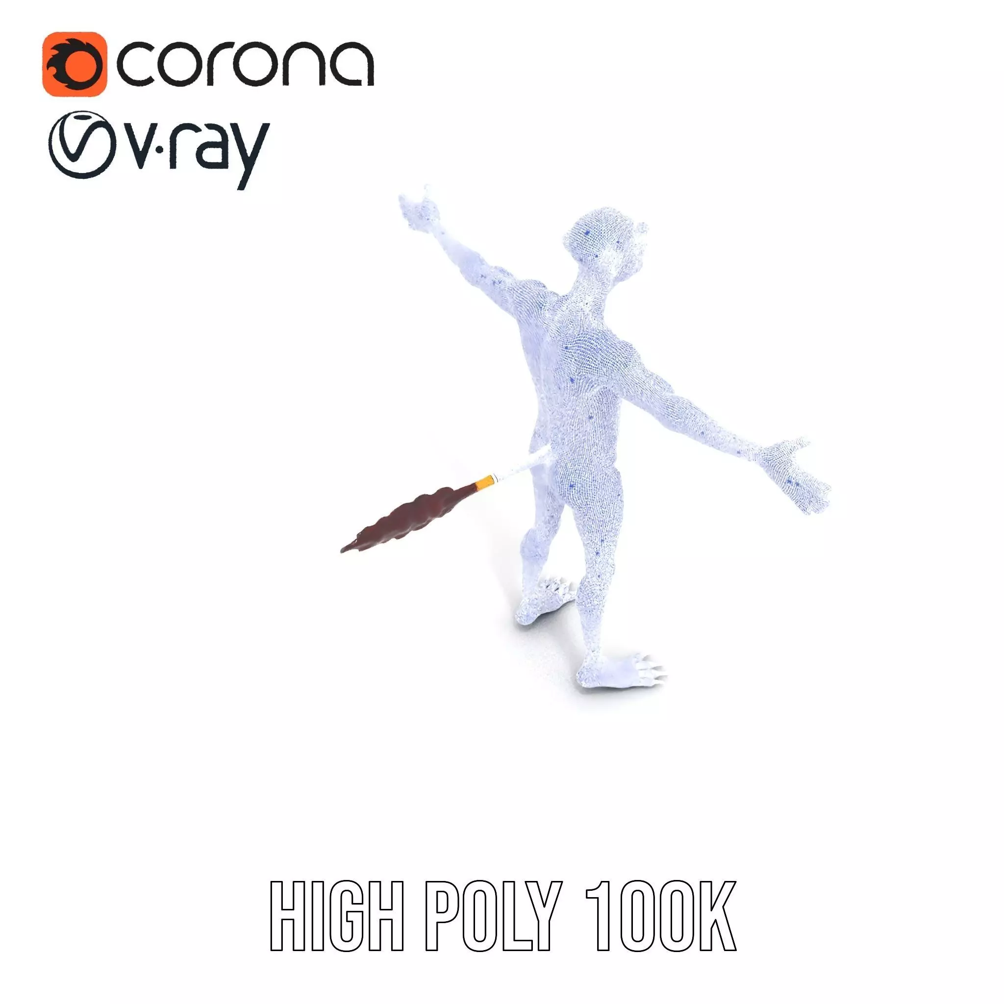 Cartoon Spotted Monkey Character Model Pack for Animation and... Low-poly 3D model_26