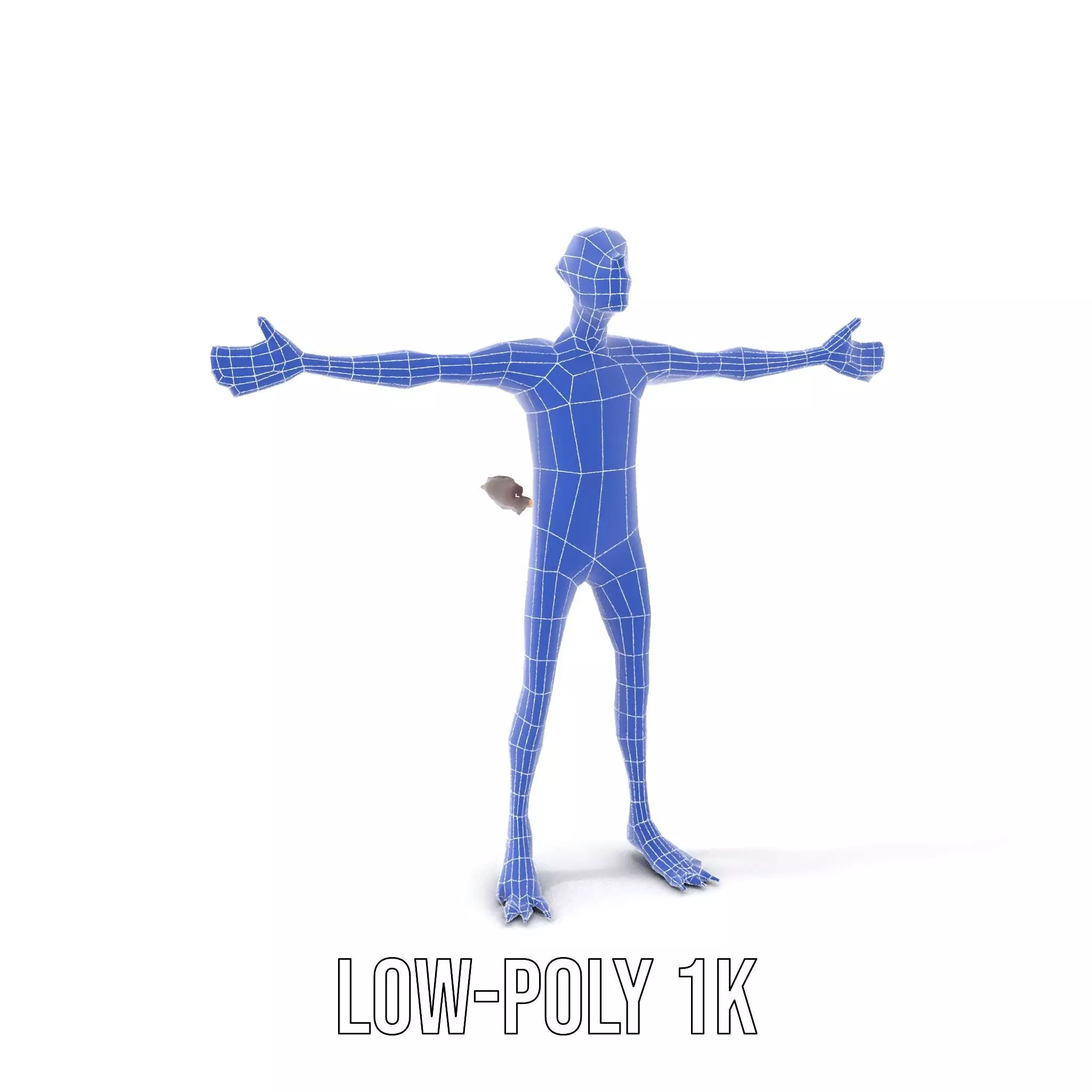 Cartoon Spotted Monkey Character Model Pack for Animation and... Low-poly 3D model_20