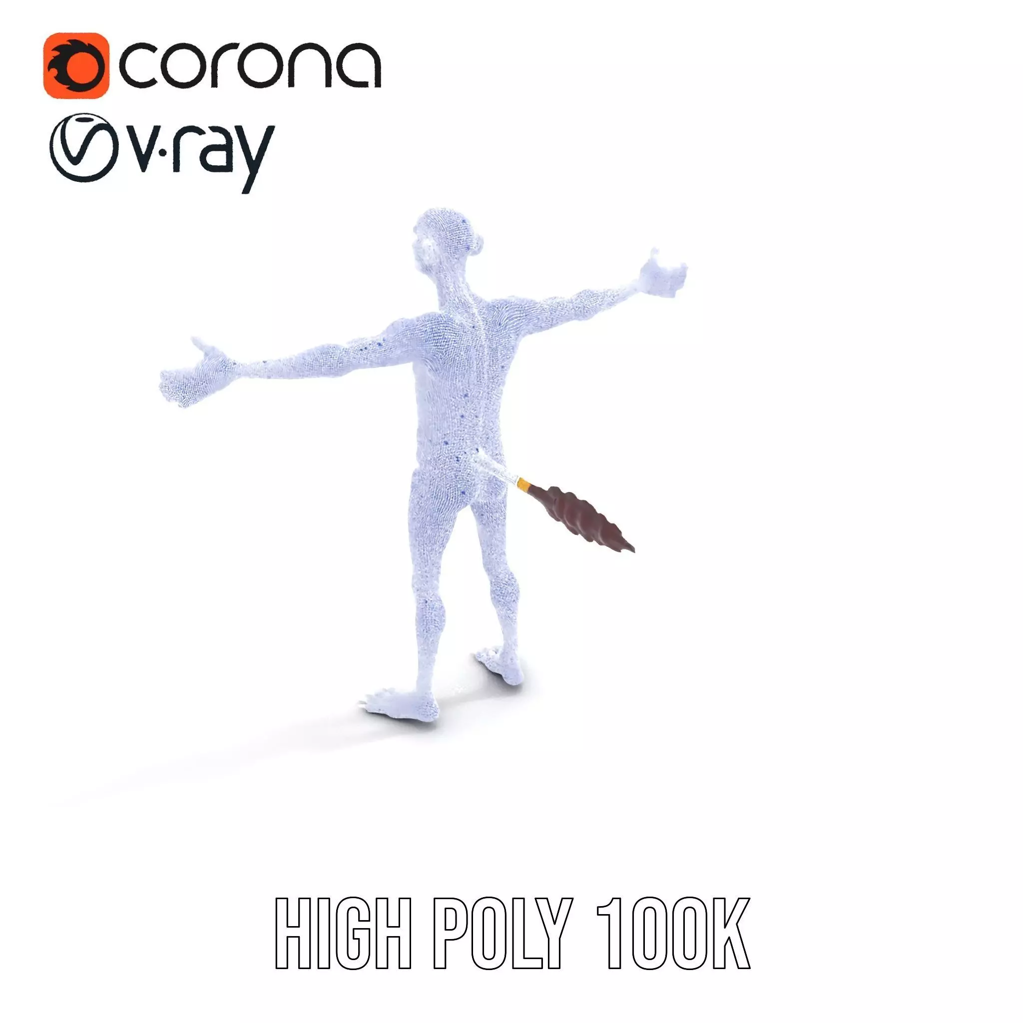 Cartoon Spotted Monkey Character Model Pack for Animation and... Low-poly 3D model_33