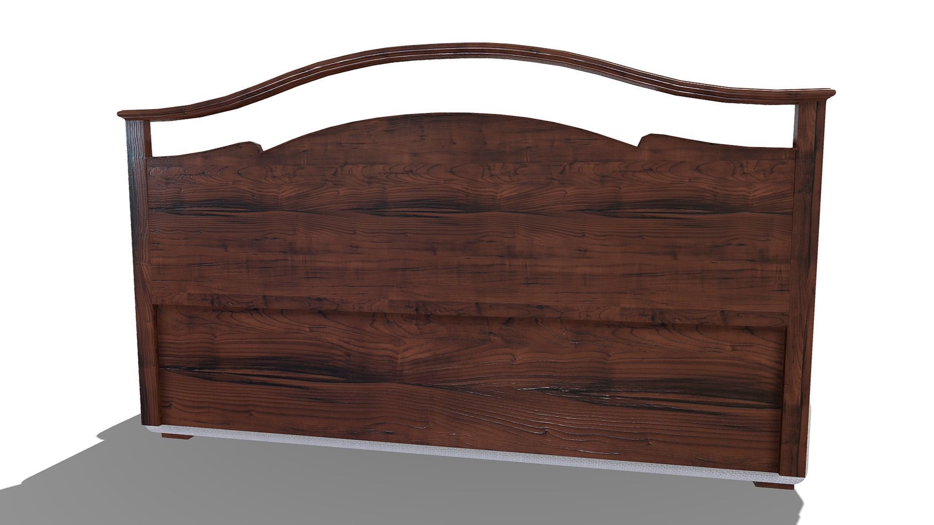 Kingsize Bed Low-poly 3D model_18