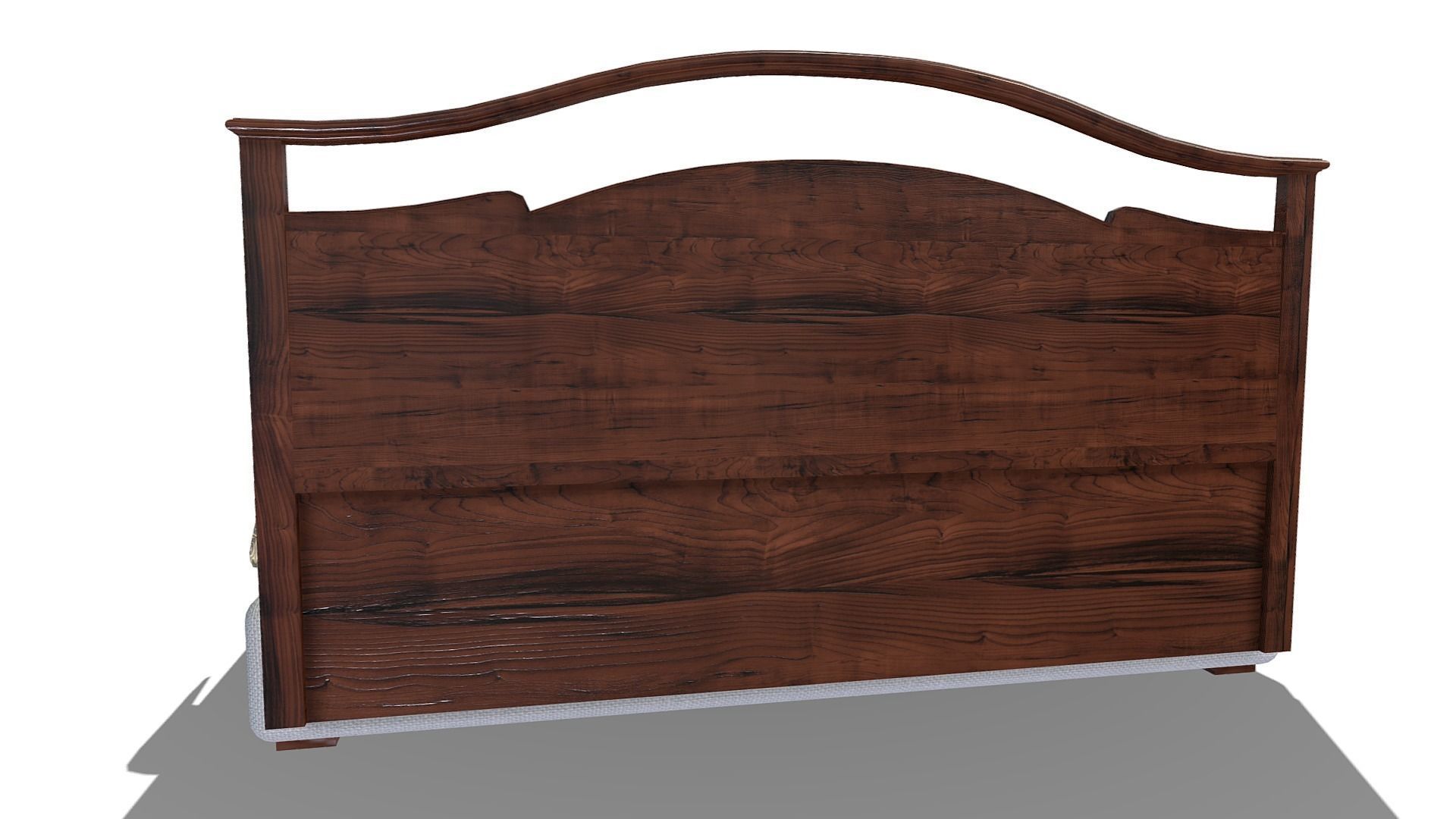 Kingsize Bed Low-poly 3D model_17