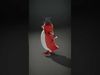 Cheerful Orange Penguin with Top Hat  Rigged and Animated Low-poly 3D model_2