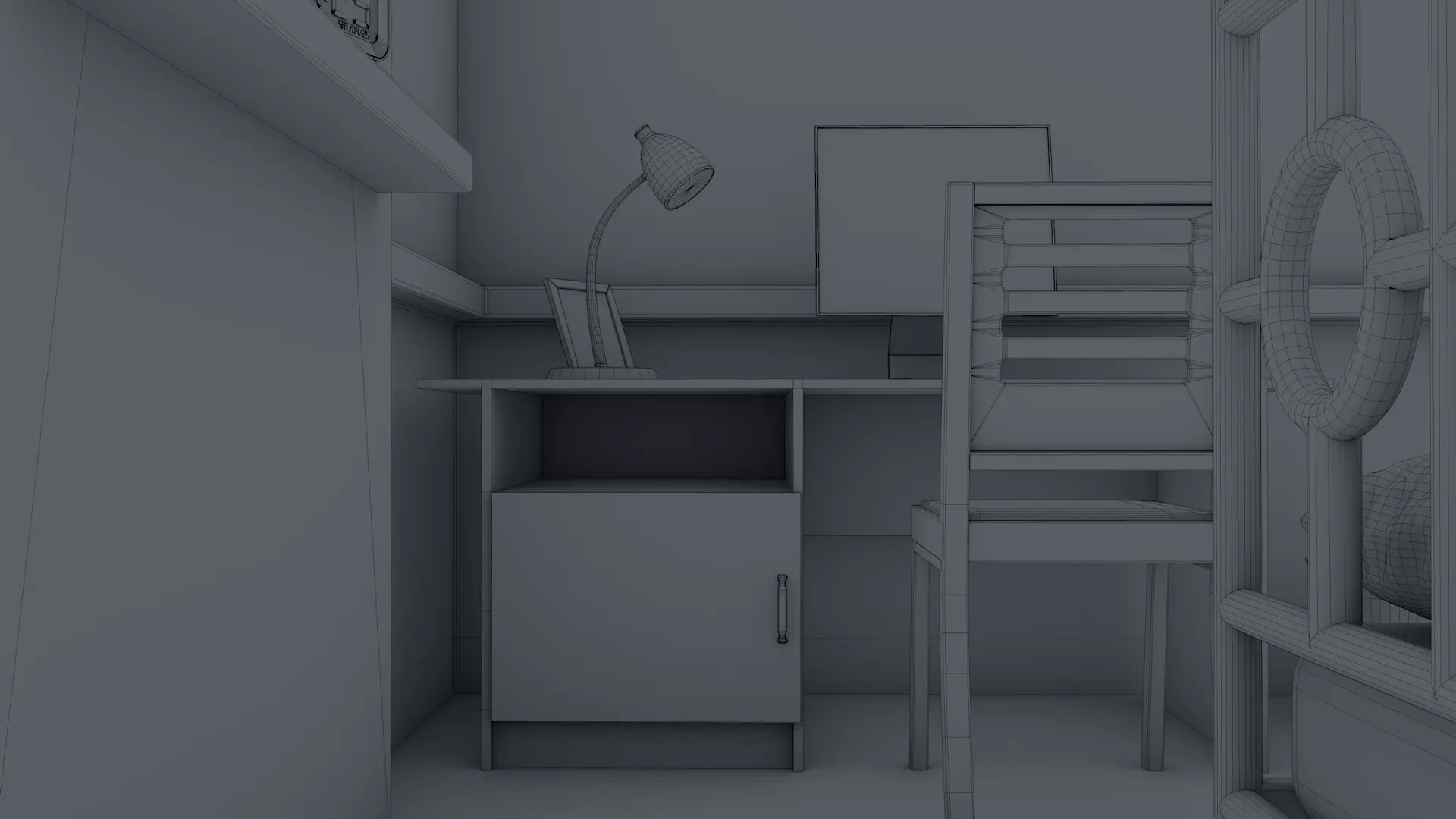 Bedroom 3D model_25