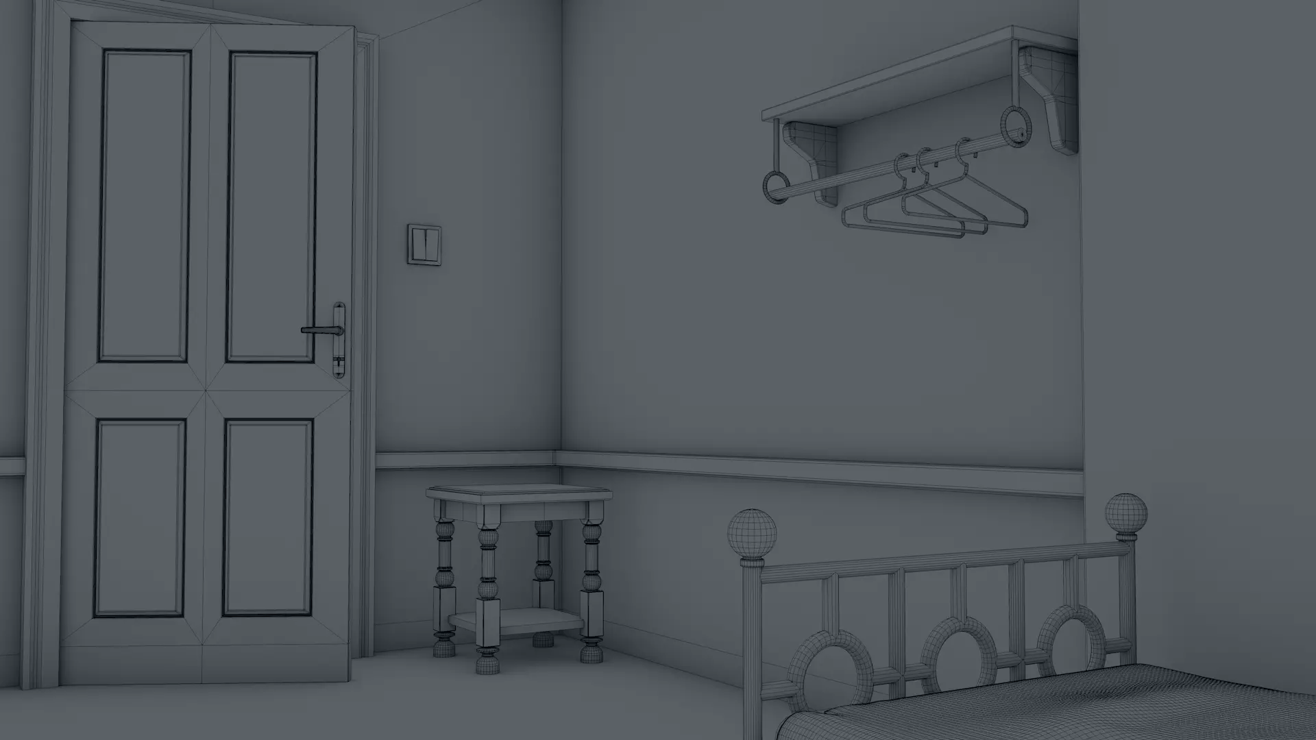 Bedroom 3D model_18