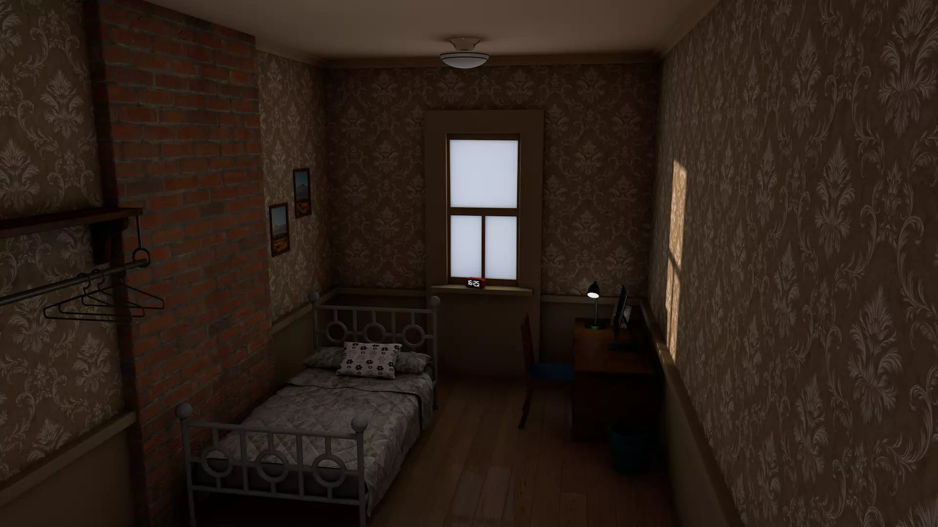Bedroom 3D model_3