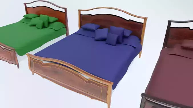 Wooden Bed