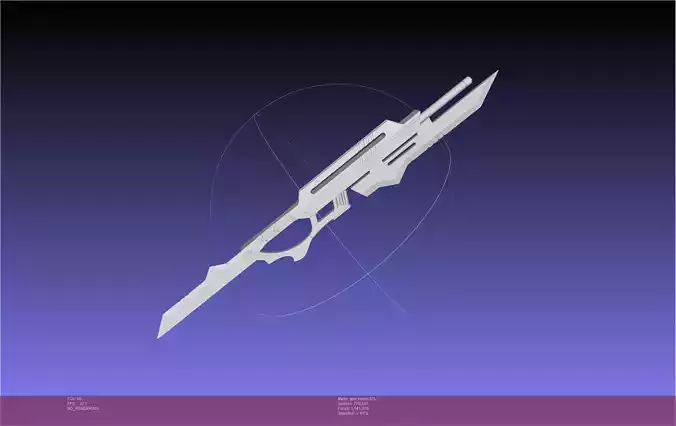 Kaiju No 8 Gen Sword 3D print model