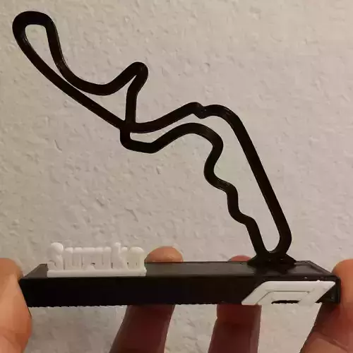 F1 Circuit Suzuka 3D print model