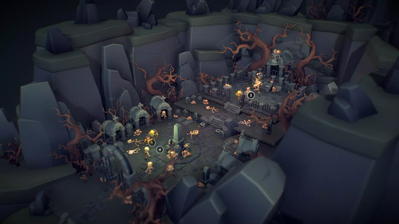 Cemetery Set - Proto Series Low-poly 3D model Low-poly 3D model_42