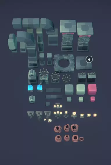 Cemetery Set - Proto Series Low-poly 3D model Low-poly 3D model_52