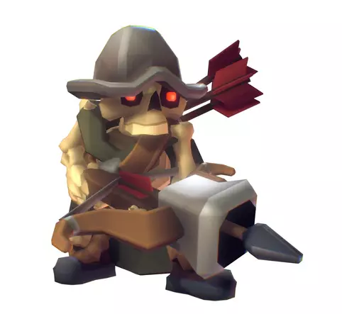 Cemetery Set - Proto Series Low-poly 3D model Low-poly 3D model_14