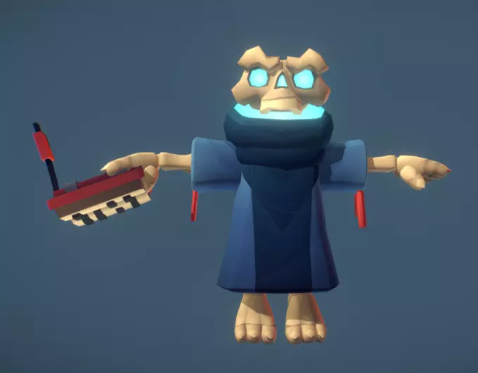 Cemetery Set - Proto Series Low-poly 3D model Low-poly 3D model_32