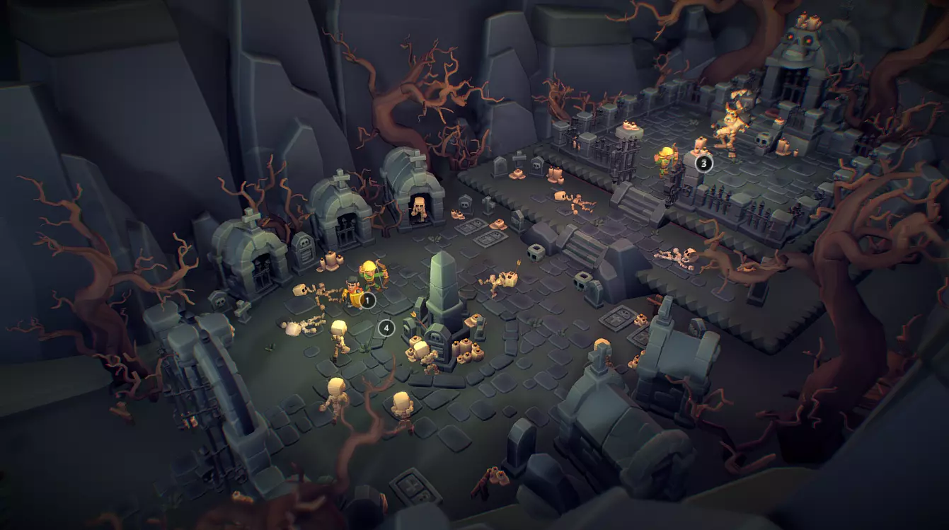 Cemetery Set - Proto Series Low-poly 3D model Low-poly 3D model_43