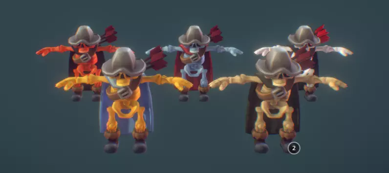 Cemetery Set - Proto Series Low-poly 3D model Low-poly 3D model_27