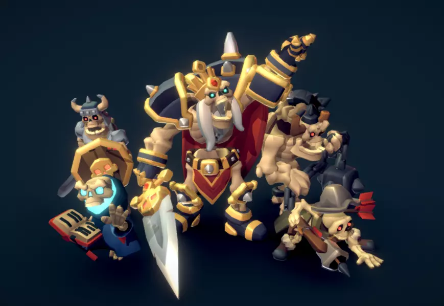 Cemetery Set - Proto Series Low-poly 3D model Low-poly 3D model_46