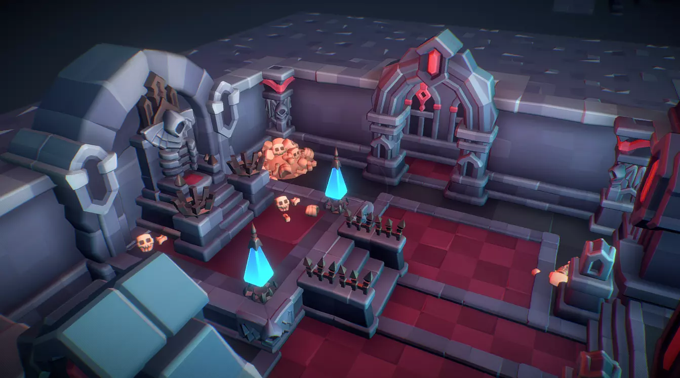 Cemetery Set - Proto Series Low-poly 3D model Low-poly 3D model_3