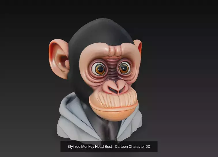Stylized Monkey Collection - 3D Character Pack _5