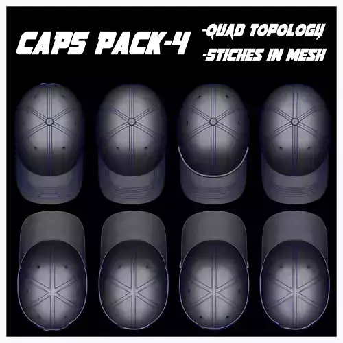 Caps pack 4