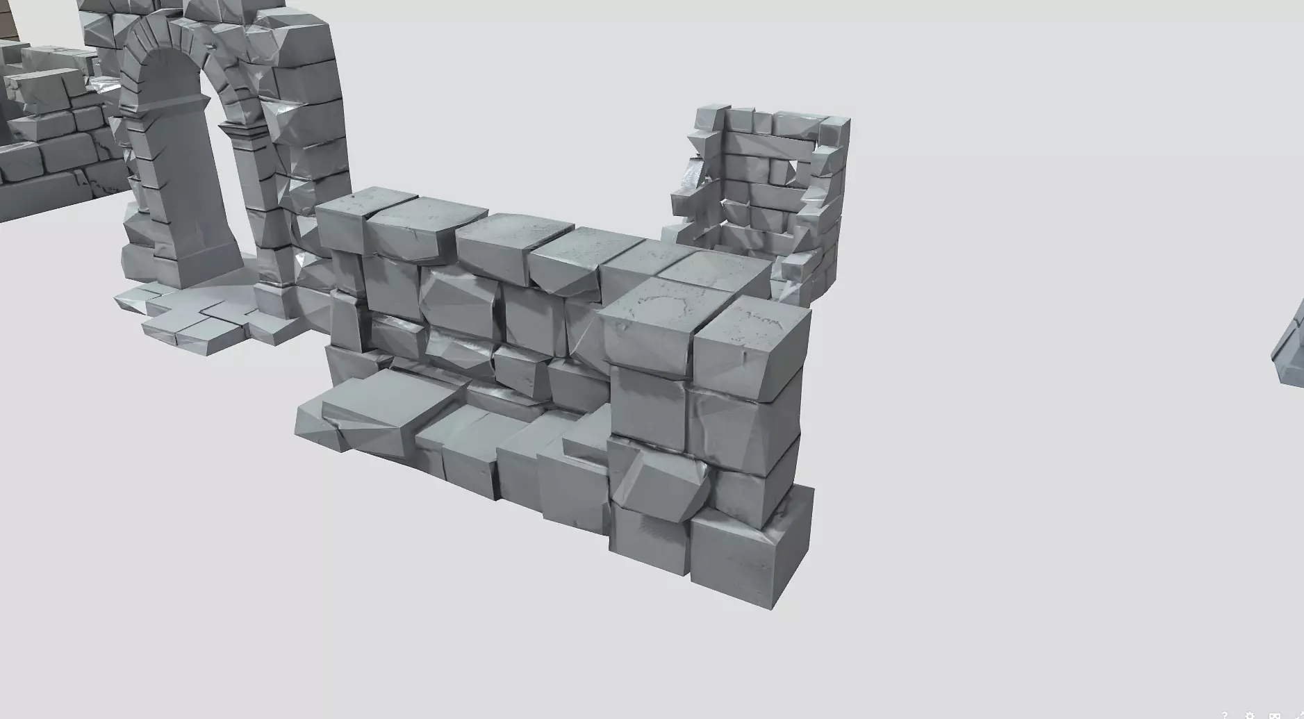 Ancient Ruins Pack - Low-Poly 3D Model Low-poly 3D model_6