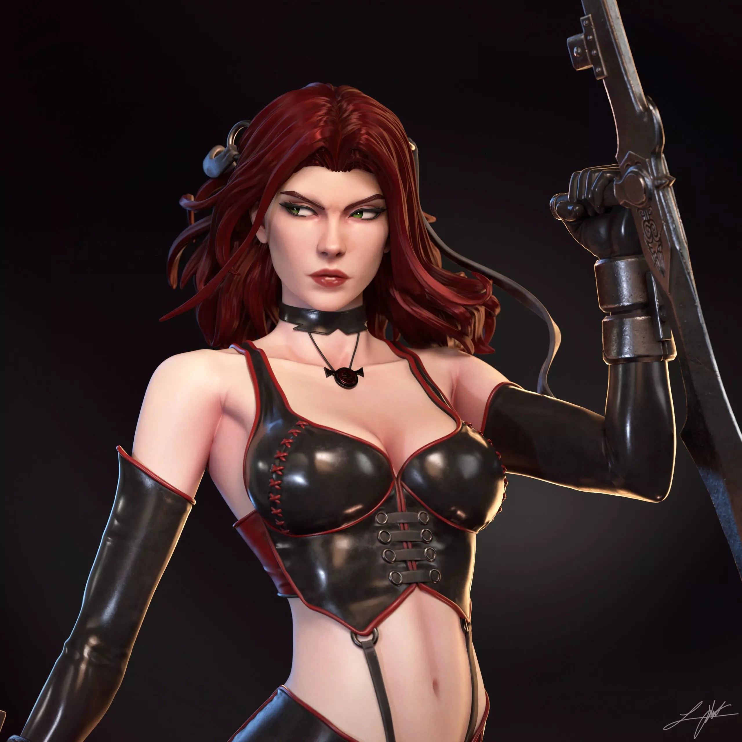 Rayne Bloodrayne 3D print model_8