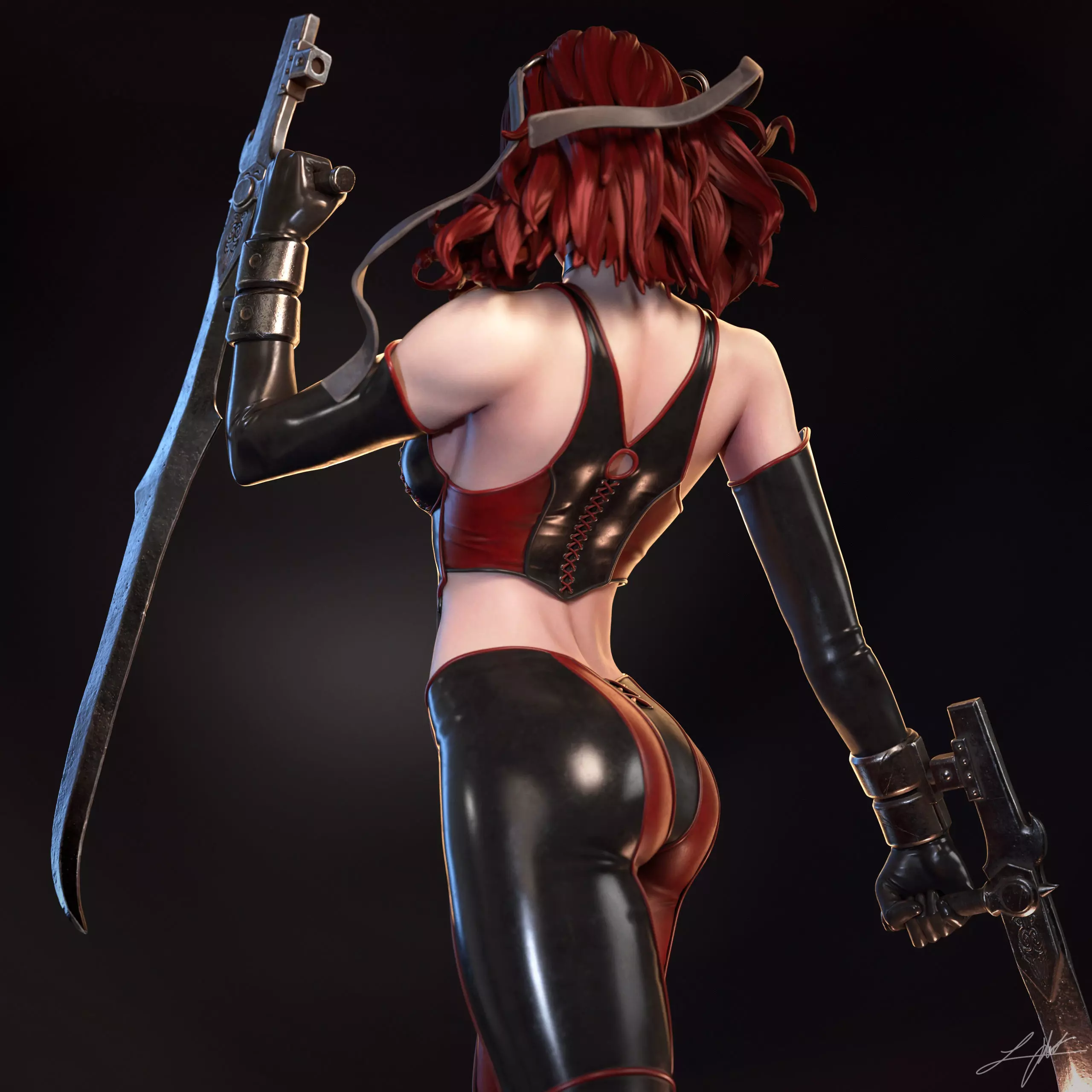 Rayne Bloodrayne 3D print model_6