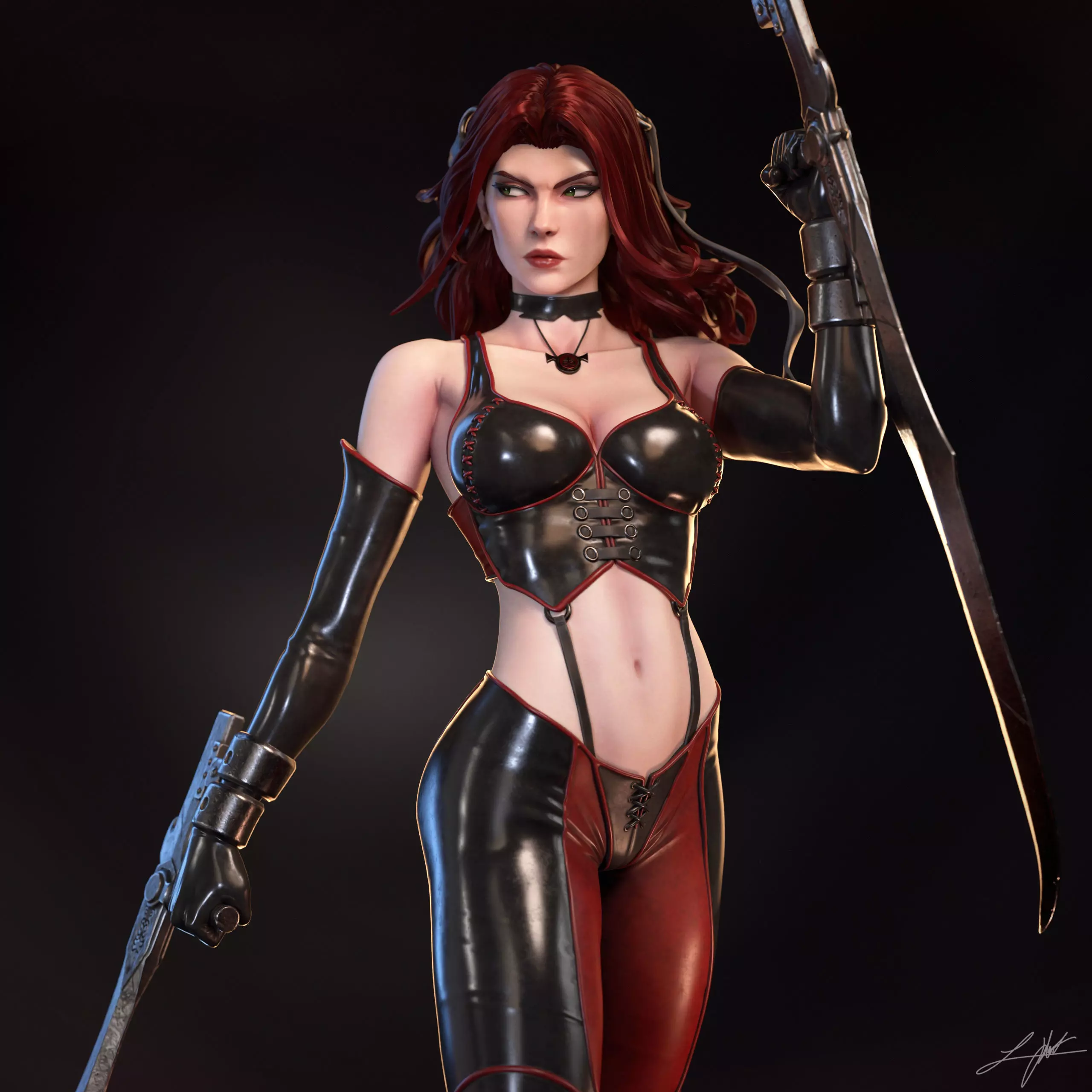 Rayne Bloodrayne 3D print model_4