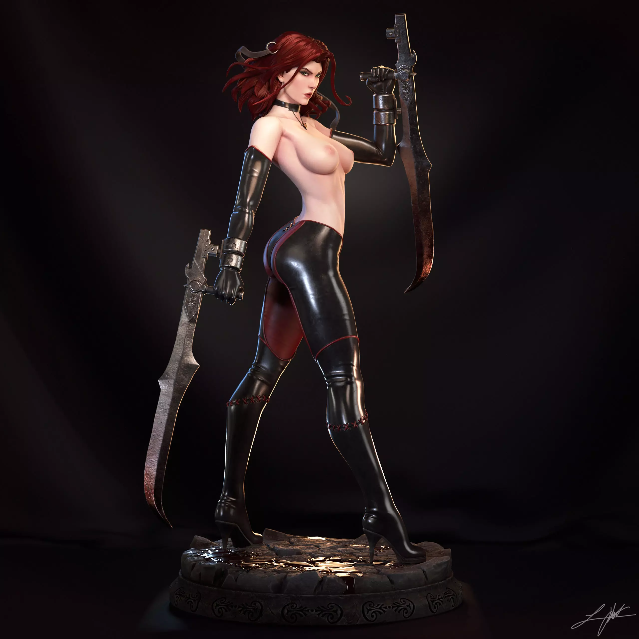 Rayne Bloodrayne 3D print model_3